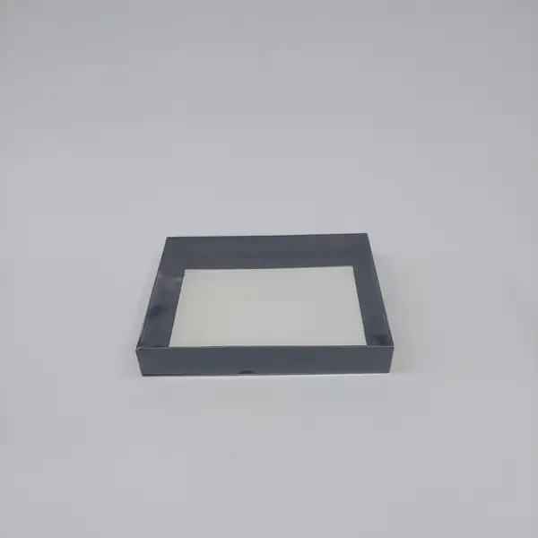 20x15x3 Siyah Altı Kartonlu Asetat Kutu