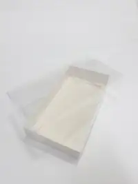 20x10x3 Beyaz Altı Kartonlu Asetat Kutu - Görsel 1