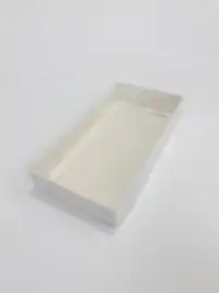 20x10x3 Beyaz Altı Kartonlu Asetat Kutu - Görsel 2