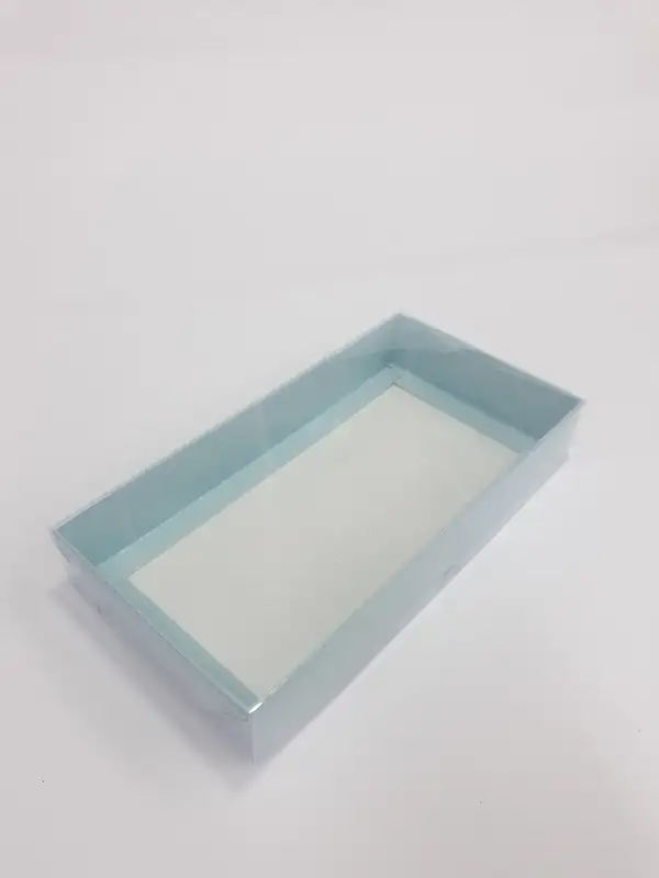 20x10x3 Mavi Altı Kartonlu Asetat Kutu