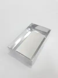 20x10x3 Gümüş Altı Kartonlu Asetat Kutu - Görsel 2