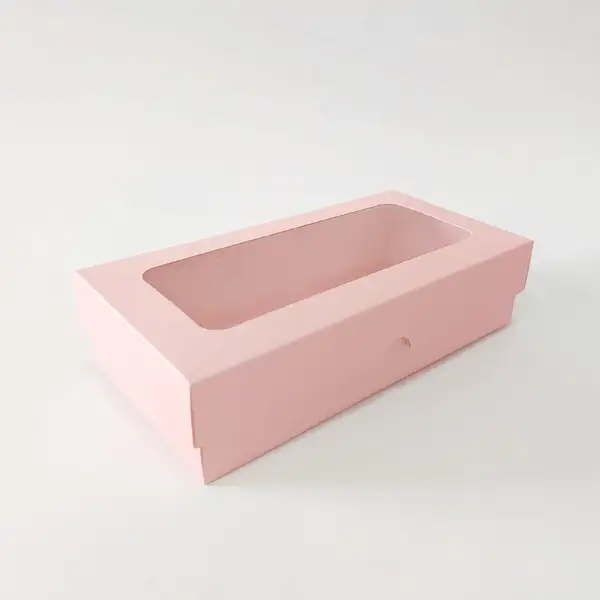 20x10x5 Pencereli Pembe Kutu