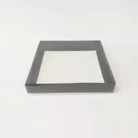 20x20x3 Siyah Altı Kartonlu Asetat Kutu - Görsel 1