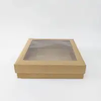 20x20x5 Pencereli Kraft Kutu - Görsel 1
