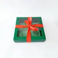 20x20x5 Pencereli Yeşil Kutu - Görsel 3