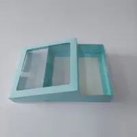 20x20x5 Pencereli  Mavi Kutu - Görsel 2