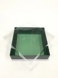 20x20x5 Yeşil Altı Kartonlu Asetat Kutu - Görsel 1