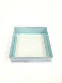 20x20x5 Mavi Altı Kartonlu Asetat Kutu - Görsel 2