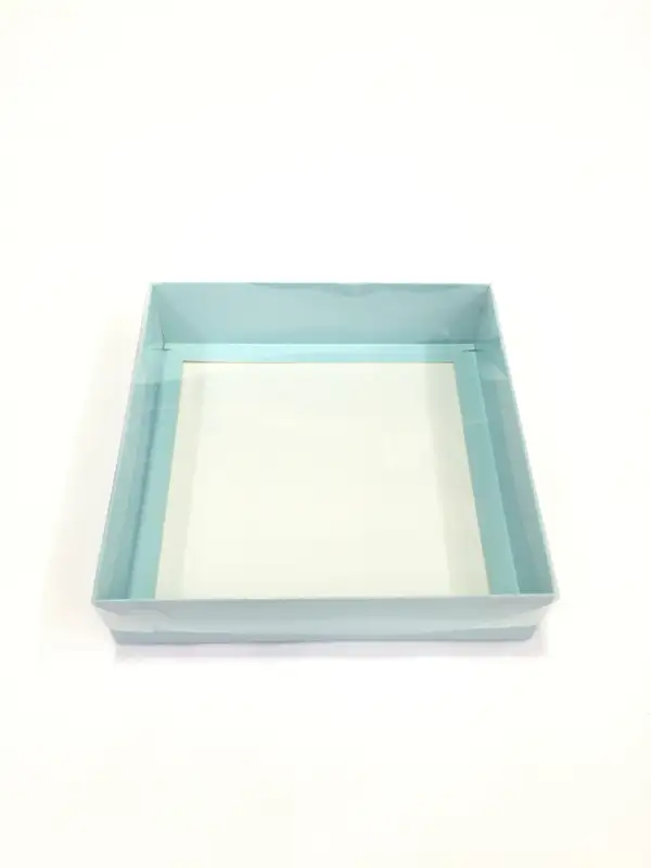 20x20x5 Mavi Altı Kartonlu Asetat Kutu