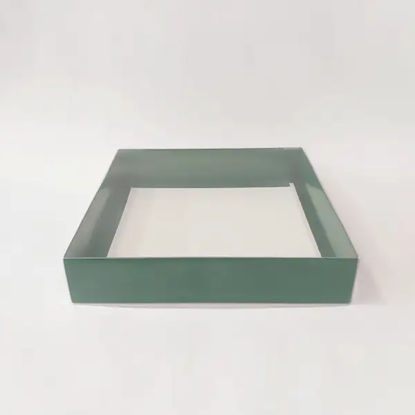 25x25x5 Yeşil Altı Kartonlu Asetat Kutu