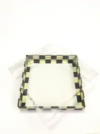 25x25x5 Dama Altı Kartonlu Asetat Kutu - Görsel 1