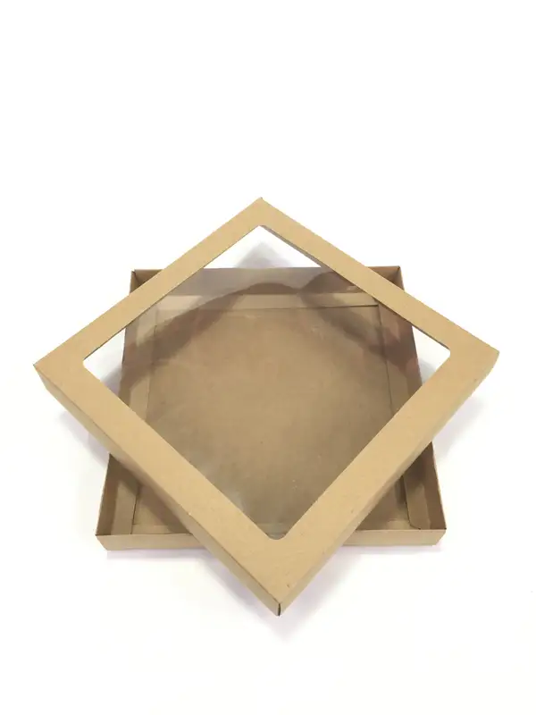 25x25x5 Pencereli Kraft Kutu