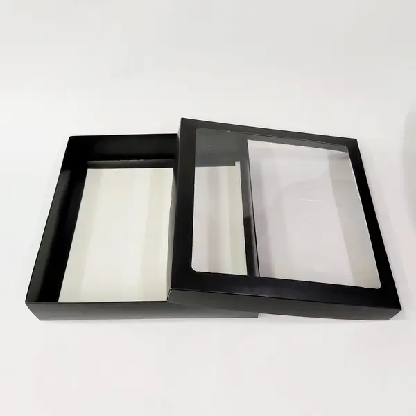 25x25x5 Pencereli Siyah Kutu