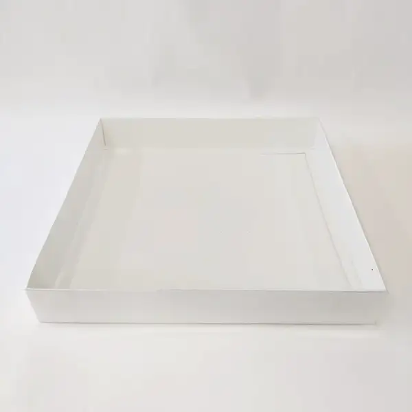 32x32x5 Beyaz Altı Kartonlu Asetat Kutu