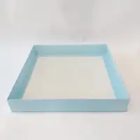 32x32x5 Mavi Altı Kartonlu Asetat Kutu - Görsel 1