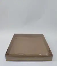 32x32x5 Kraft Altı Kartonlu Asetat Kutu - Görsel 1