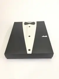 33x26x5 Siyah Damat Figürlü Komple Kutu - Görsel 4