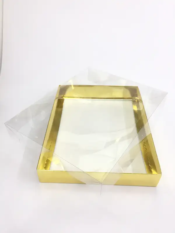 33x26x5 Altın Altı Kartonlu Asetat Kutu