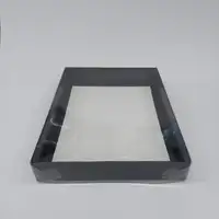 33x26x5 Siyah Altı Kartonlu Asetat Kutu - Görsel 1