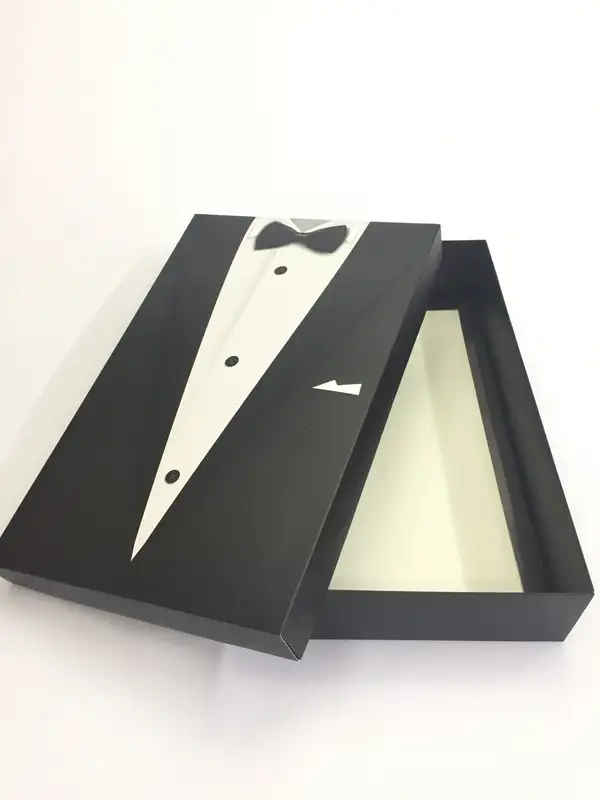 33x26x8 Siyah Damat Figürlü Komple Kutu