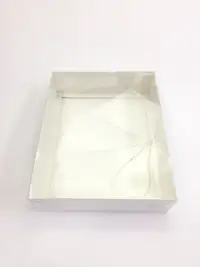 33x26x8 Beyaz Altı Kartonlu Asetat Kutu - Görsel 2