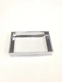 25x15x5 Gümüş Altı Kartonlu Asetat Kutu - Görsel 2