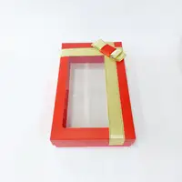25x15x5 Pencereli Kırmızı Kutu - Görsel 3