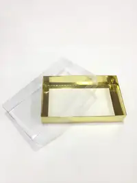 25x15x5 Altın Altı Kartonlu Asetat Kutu - Görsel 1