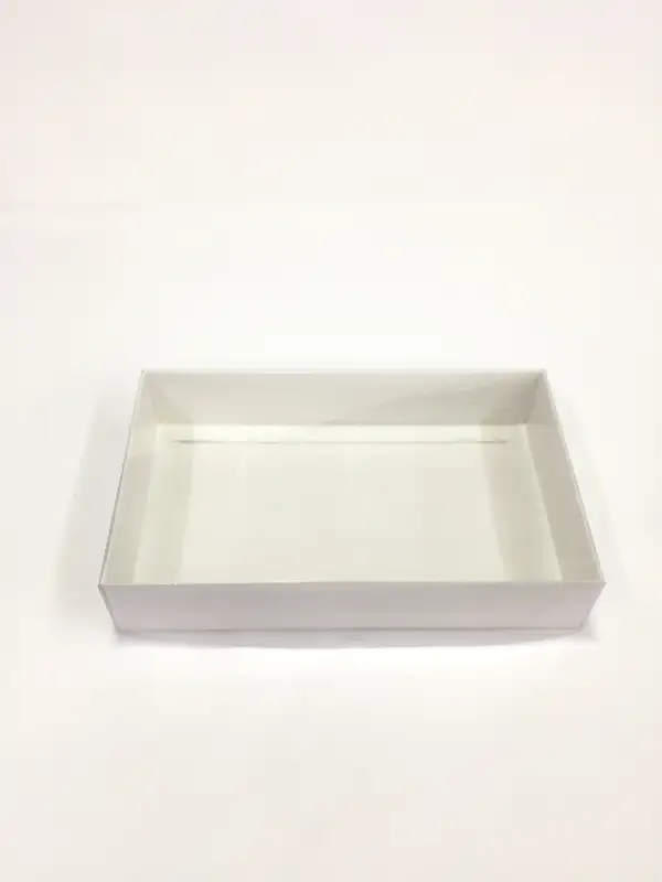 25x15x5 Beyaz Altı Kartonlu Asetat Kutu
