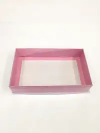 25x15x5 Pembe Altı Kartonlu Asetat Kutu - Görsel 2