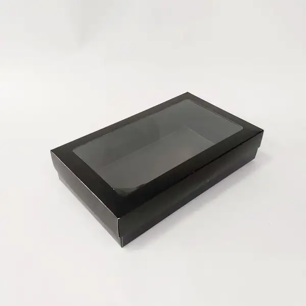 25x15x5 Pencereli Siyah Kutu