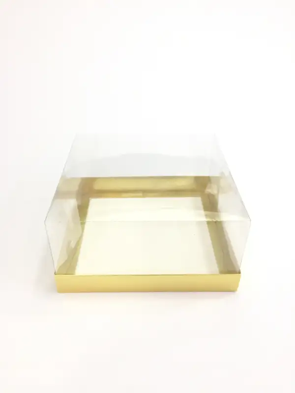 25x25x10 Altın Altı Kartonlu Asetat Kutu