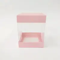 12x12x15 Çiftli Pembe Kutu - Görsel 1