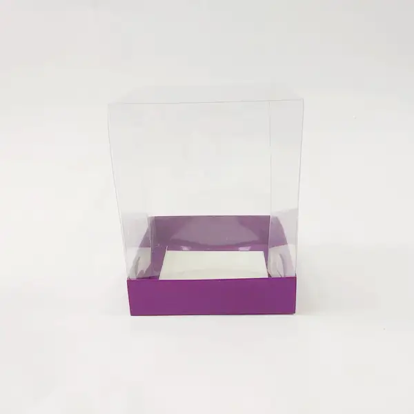 12x12x15 Mor Altı Kartonlu Asetat Kutu