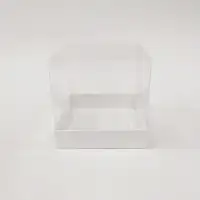 12x12x15 Beyaz Altı Kartonlu Asetat Kutu - Görsel 1