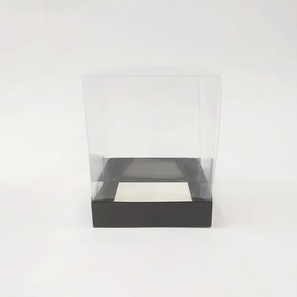 12x12x15 Siyah Altı Kartonlu Asetat Kutuutu