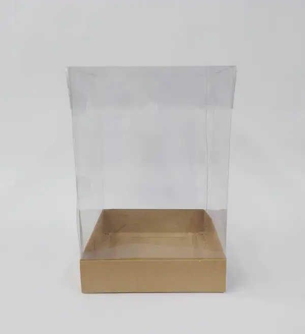 20x20x30 Kraft Altı Kartonlu Asetat Kutu