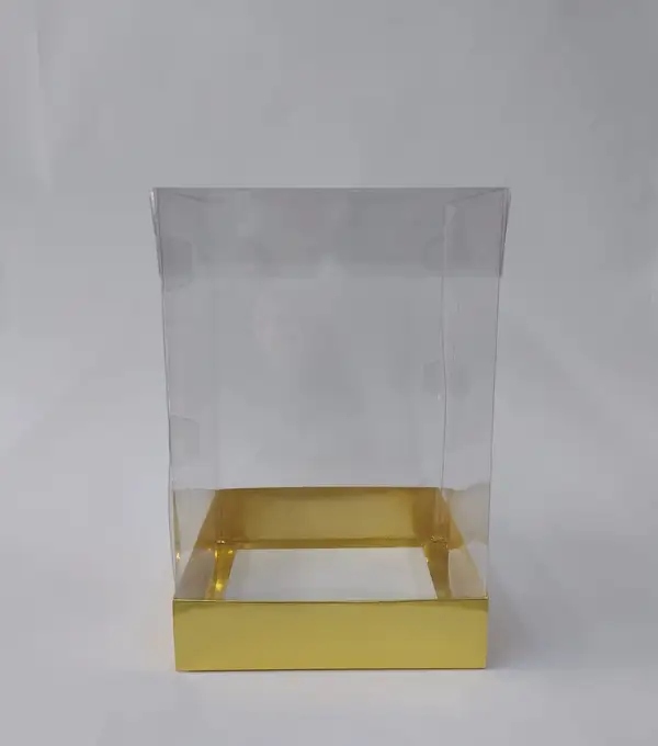 20x20x30 Altın Altı Kartonlu Asetat Kutu
