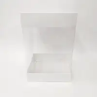 20x20x30 Beyaz Alt Üst Kartonlu Asetat Kutu - Görsel 1