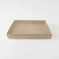 18x14x3 Kraft Altı Kartonlu Asetat Kutu - Görsel 1