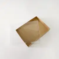 18x14x3 Kraft Altı Kartonlu Asetat Kutu - Görsel 2