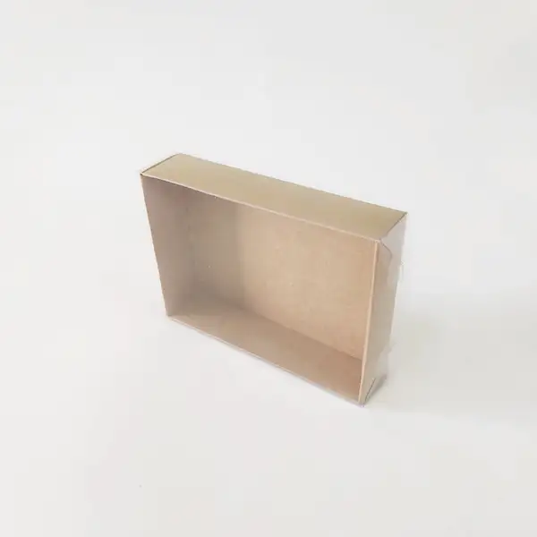 11x8x3 Kraft Altı Kartonlu Asetat Kutu
