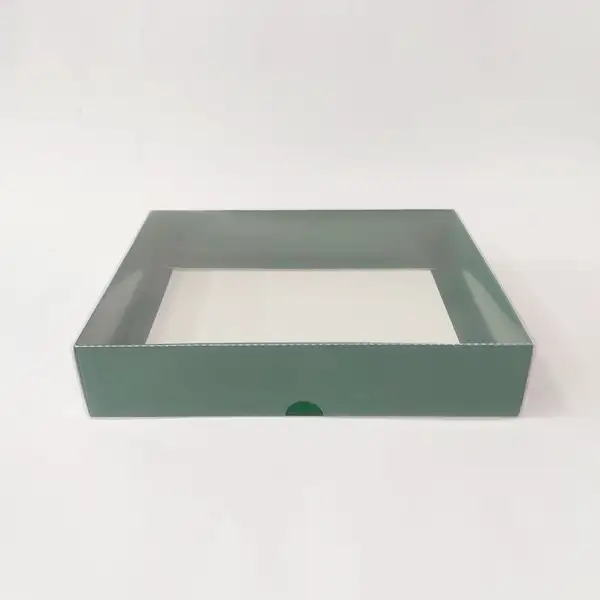 25x20x5 Yeşil Altı Kartonlu Asetat Kutu