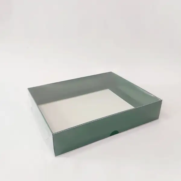25x20x5 Yeşil Altı Kartonlu Asetat Kutu