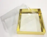 25x20x5 Altın Altı Kartonlu Asetat Kutu - Görsel 1