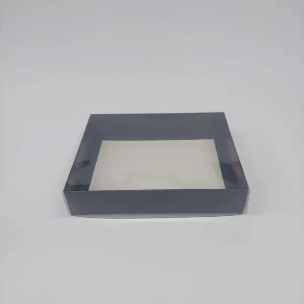 25x20x5 Siyah Altı Kartonlu Asetat Kutu