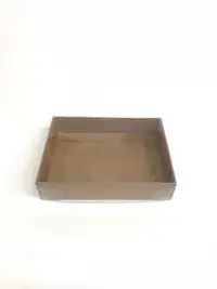 12x9x3 Kraft Altı Kartonlu Asetat Kutu - Görsel 2