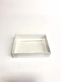 12x9x3 Beyaz Altı Kartonlu Asetat Kutu - Görsel 2
