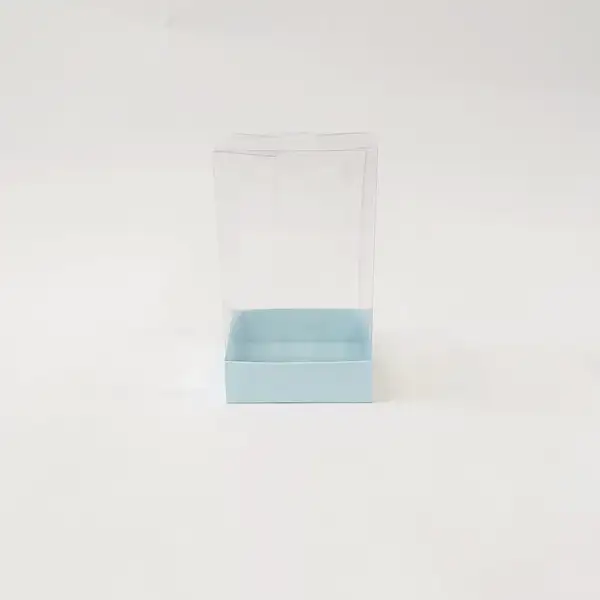 9x9x15 Mavi Altı Kartonlu Asetat Kutu