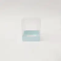 10x10x12 Mavi Altı Kartonlu Asetat Kutu - Görsel 1
